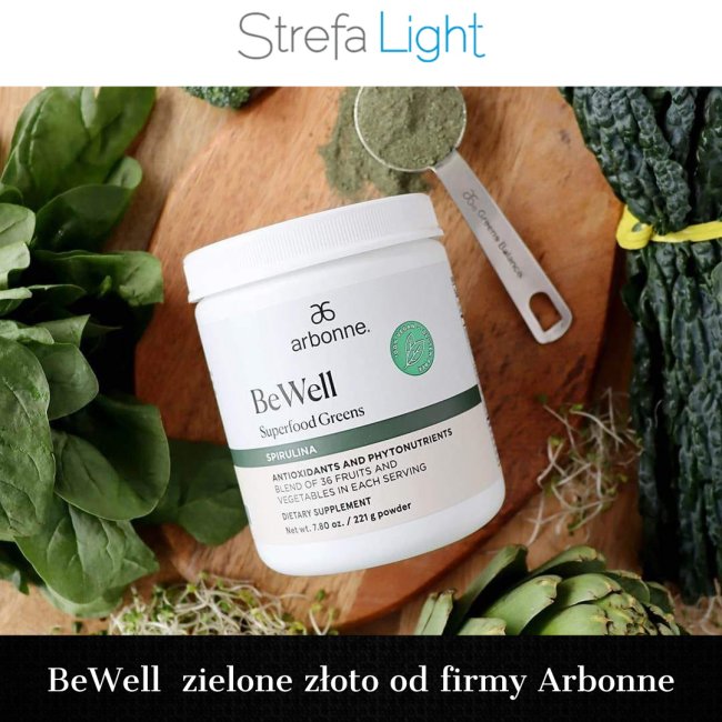 BeWell  zielone złoto od firmy Arbonne