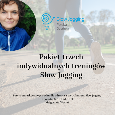 Pakiet trzech treningów Slow Jogging Ozorków i okolice